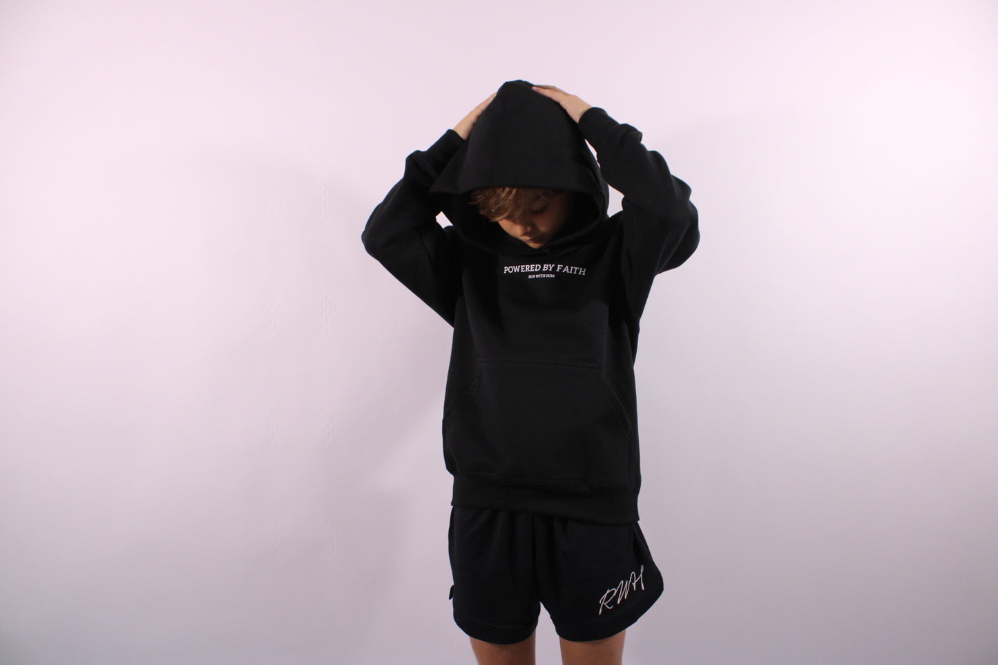 Powered By Faith Youth Hoodie