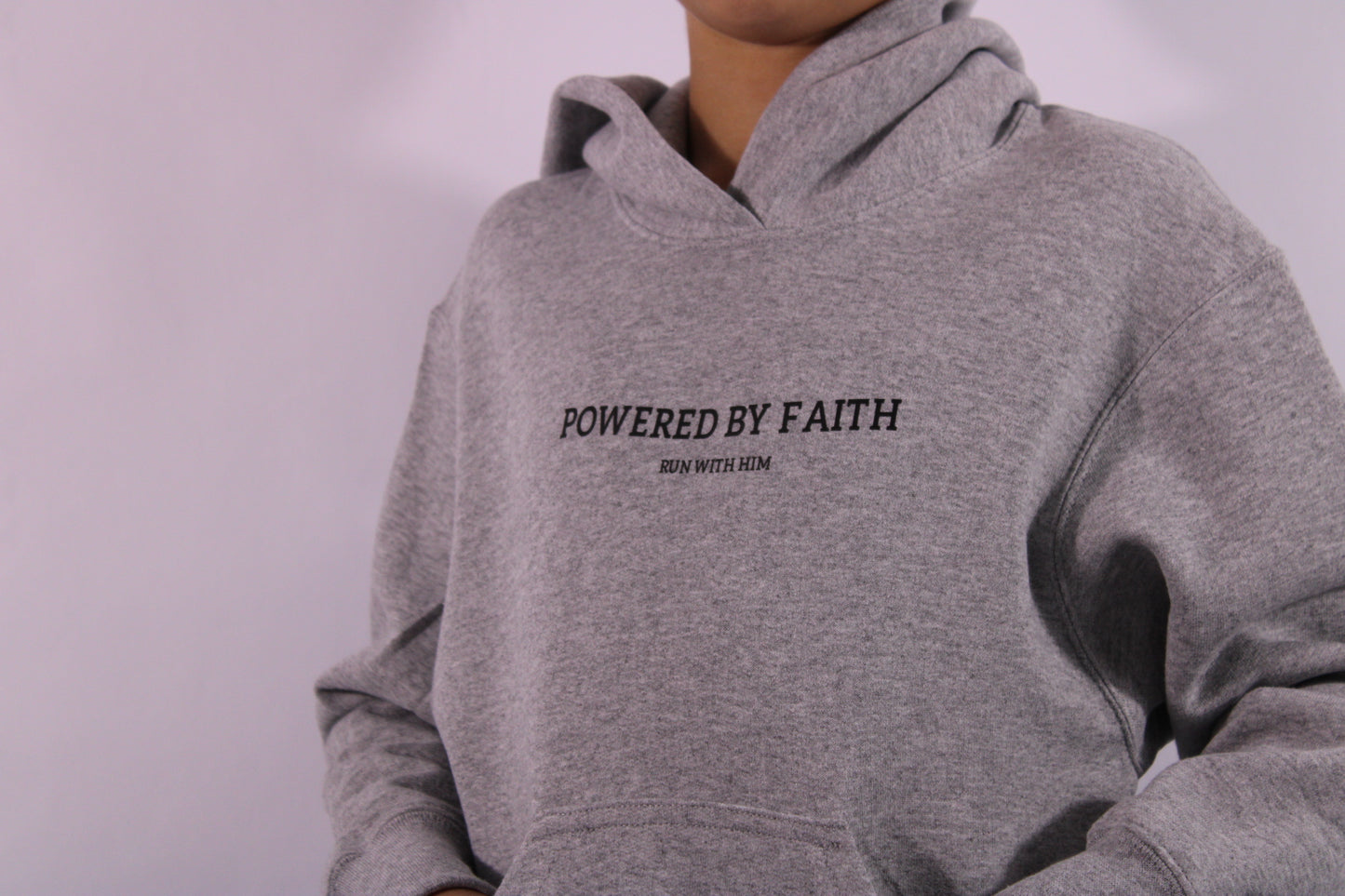 Powered By Faith Youth Hoodie